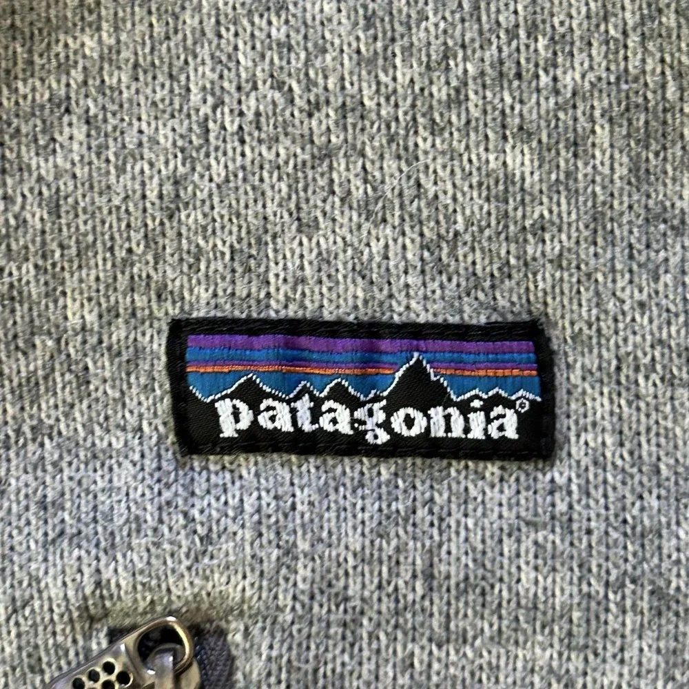 Patagonia Better Sweater Mens Large Gray 1/4 Zip Fleece Pullover Top Layer